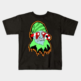 Candy Caned Elf Kids T-Shirt